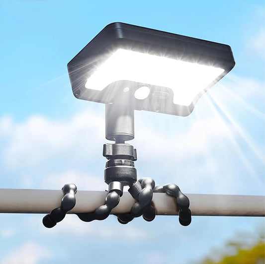 🌞🔌 ¡Luces solares Octopus! Instalación completa sin costo de electricidad, ilumina cualquier rincón en 30 segundos. 🚀