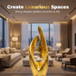 500 láminas de imitación de pan de oro para muebles y proyectos artísticos.