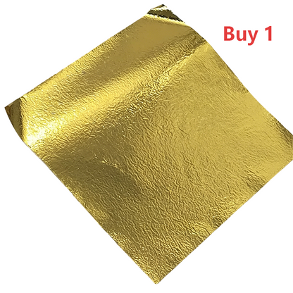 500 láminas de imitación de pan de oro para muebles y proyectos artísticos.