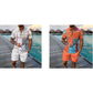 ✨ Conjunto de dos piezas para hombre estilo resort tropical: imprescindible para las vacaciones de verano ✨