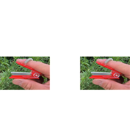 Cortador de anillos con resorte para la cosecha