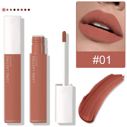 ⏰🔥 ¡50% DE DESCUENTO POR TIEMPO LIMITADO! 💄 Labial líquido resistente al agua y de larga duración: color intenso, a prueba de manchas y de larga duración ✨💋