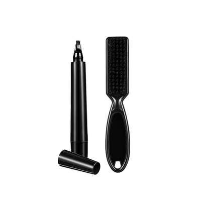 Kit de pincel y bolígrafo para rellenar la barba de hombre