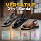 Sandalias y pantuflas convertibles 2 en 1 para hombre