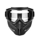 Máscara Goggle Facial Completa Desmontable – Protección Antiniebla y Antiviento