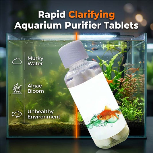 Pastillas purificadoras de agua para acuarios Crystal Clear