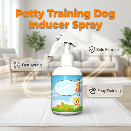 Spray para ayudar en el entrenamiento para ir al baño para perros y gatos