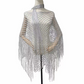 🏖️ÚLTIMO DÍA DE OFERTA ¡SOLO 17.86 €!🔥JCUK Chaqueta de verano de crochet metalizado: ligera, fluida y con un estilo impecable 🌊☀️