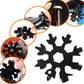 Llave giratoria multifuncional con forma de copo de nieve y punta de dedo