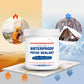 Sellador impermeable transparente antiderrames con herramientas