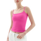 Camiseta sin mangas de tirantes finos de corte entallado para mujer