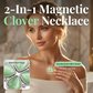Magnetic Four-Leaf Clover Necklace for Women