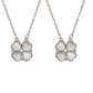 Magnetic Four-Leaf Clover Necklace for Women