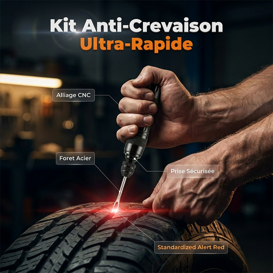 ⏳¡¡50 % DE DESCUENTO POR TIEMPO LIMITADO!!⏰Kit de reparación de neumáticos sin cámara – Estuche de aluminio🪄🚗