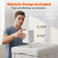 Caja de almacenamiento al vacío plegable con bomba eléctrica