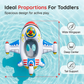 Flotador hinchable con forma de avión para niños