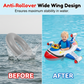 Flotador hinchable con forma de avión para niños