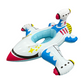 Flotador hinchable con forma de avión para niños