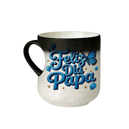 💝Feliz Día del Padre💝Taza de cerámica con asa en forma de corazón que cambia de color