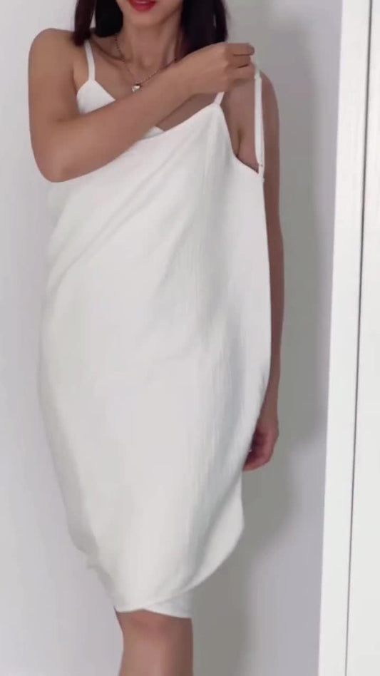 Toalla de baño tipo bandolera para mujer