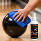 Spray limpiador portátil para bolas de bolos
