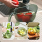 Colador multiusos para lavar arroz con asa