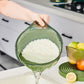 Colador multiusos para lavar arroz con asa