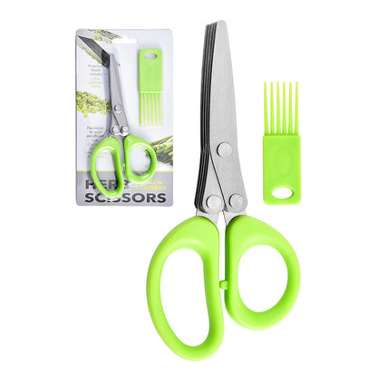 Tijeras de Cocina Multicapa de Acero Inoxidable