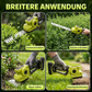 🌳 Cortasetos y tijeras para césped inalámbricos — 2 en 1, cabezal pivotante a 45°, 0,9 kg