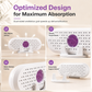 Mini deshumidificador doméstico reutilizable — Absorbedor de humedad de gel de sílice para armarios, roperos, cajones y baños; con indicador visual de color, recargable por USB, ecológico, color blanco.
