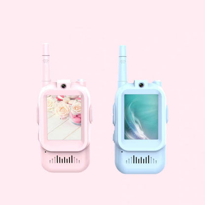 📹 Walkie-talkies con vídeo para niños: chat de vídeo en directo y 3 divertidos efectos de voz