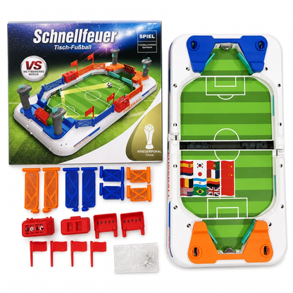 📢 ¡50 % de descuento! ⚽ Juego de fútbol de mesa para 2 jugadores: diversión familiar trepidante, desarrolla los reflejos y la coordinación ojo-mano 🏆