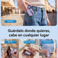🌀💨 Mini ventilador portátil con pantalla LED – 👍 Ventilador de bolsillo turbo de 5 velocidades.