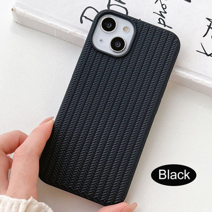 Braided Stripe Simple Phone Case for iPhone